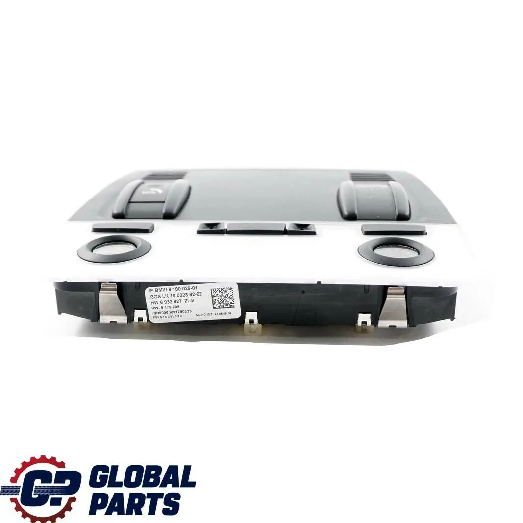 BMW E81 E87 E90 E92 LCI Roof Light Switch Unit Rear Centre - SKU 9225503-1 - Part number 9225503