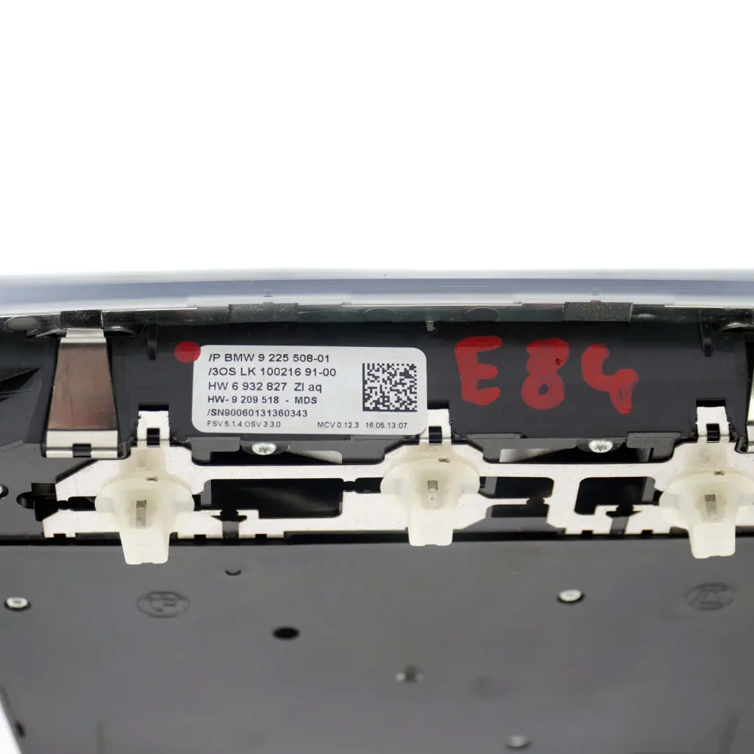 BMW E84 E91 Interruptor Panorama Techo Luz Control Headliner Modulo Gris - SKU 9225508 - Número de pieza 9225508