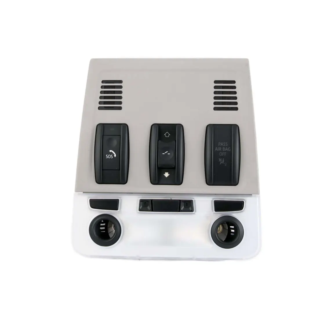 Switch Unit Roof Light Control Headliner Module Grey to BMW 3 X1 Series E91 E84 with Part number 9225514 BMW 3 X1 Series E91 E84 Switch Unit Roof Light Control Headliner Module Grey - SKU 9225514 - Part number 9225514