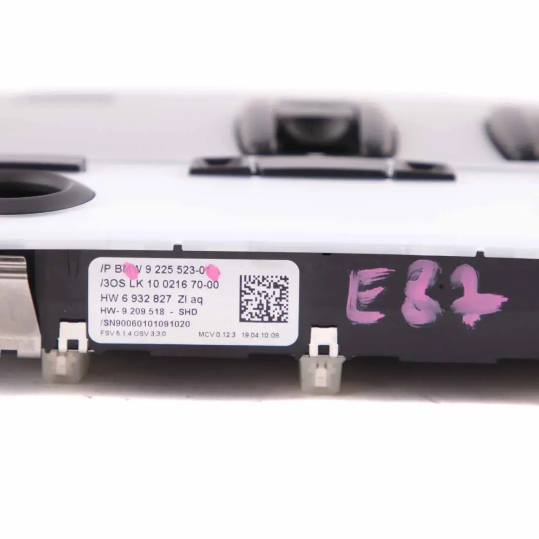 BMW E81 E87 E87N E82 Switch Unit Roof Interior Light ALASKAGRAU - SKU 9225523 - Part number 61319225523
