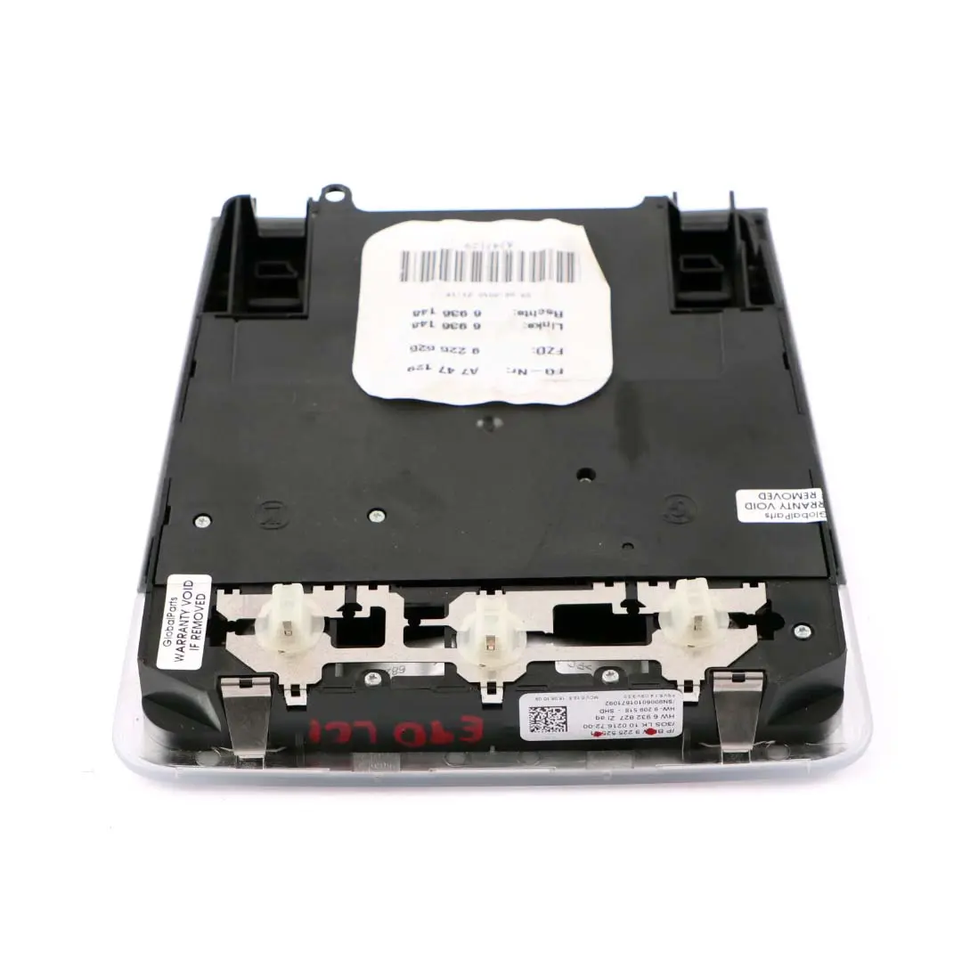 Switch Interior Light Lamp Roof Grau Sunroof to BMW 3 Series E90 E92 LCI with Part number 9225525 BMW 3 Series E90 E92 LCI Switch Interior Light Lamp Roof Grau Sunroof - SKU 9225525 - Part number 9225525