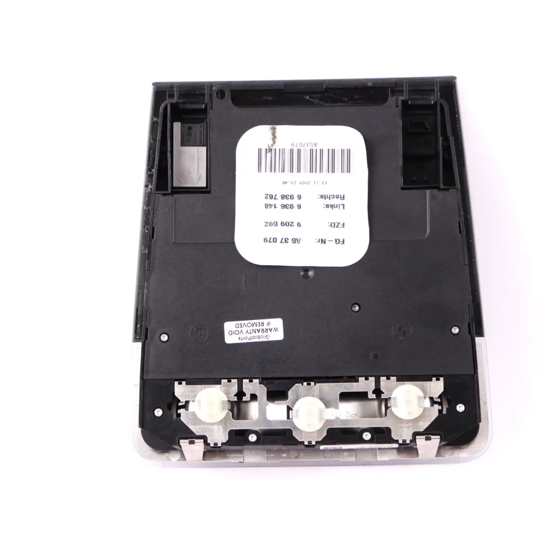 Interruptor Luz Interior Techo Grau Sunroof SOS 9209592 para BMW 3 E90 E92 LCI con número de pieza 9225525 BMW 3 E90 E92 LCI Interruptor Luz Interior Techo Grau Sunroof SOS 9209592 - SKU 9225537 - Número de pieza 9225525