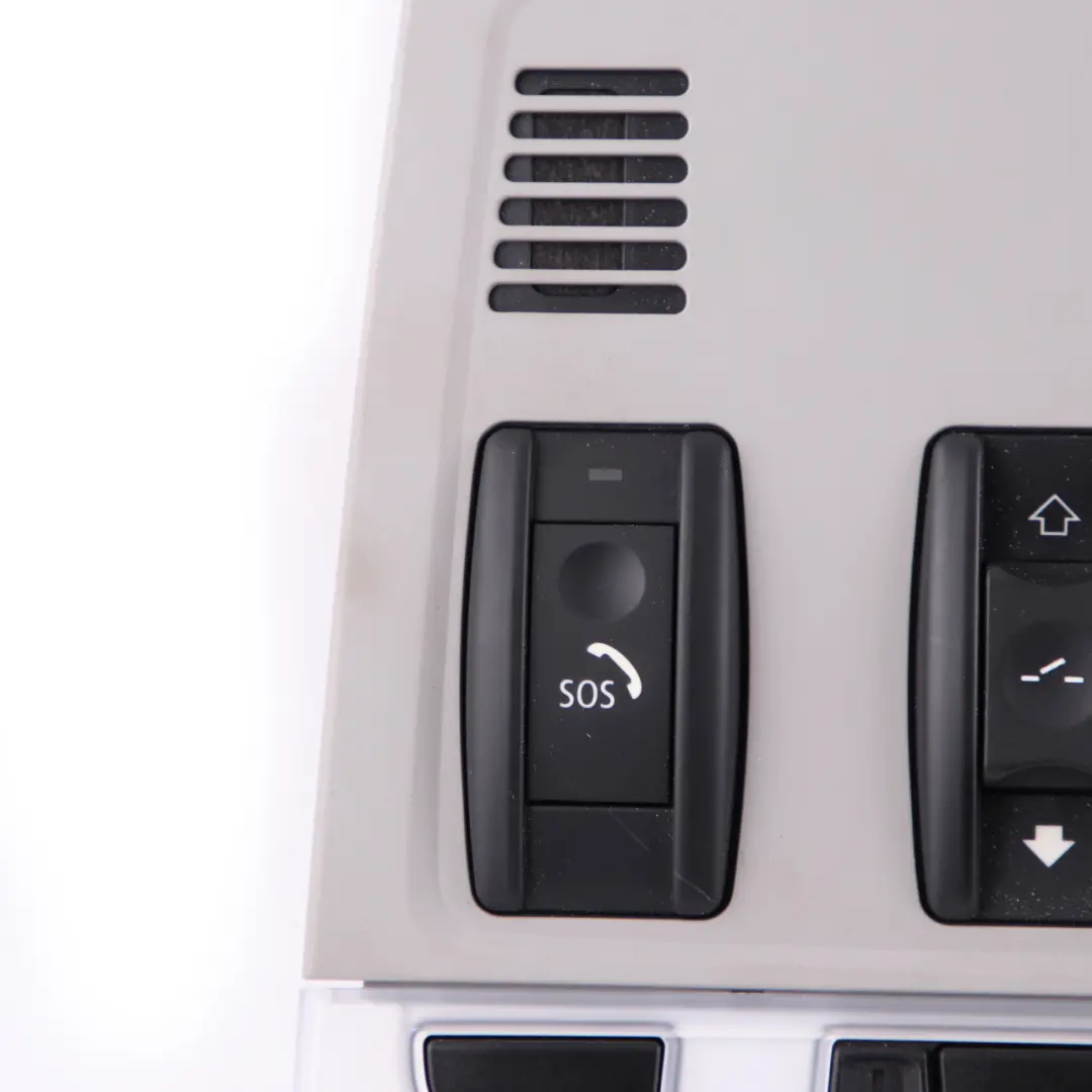 Interruptor Luz Interior Techo Grau Sunroof SOS 9209592 para BMW 3 E90 E92 LCI con número de pieza 9225525 BMW 3 E90 E92 LCI Interruptor Luz Interior Techo Grau Sunroof SOS 9209592 - SKU 9225537 - Número de pieza 9225525