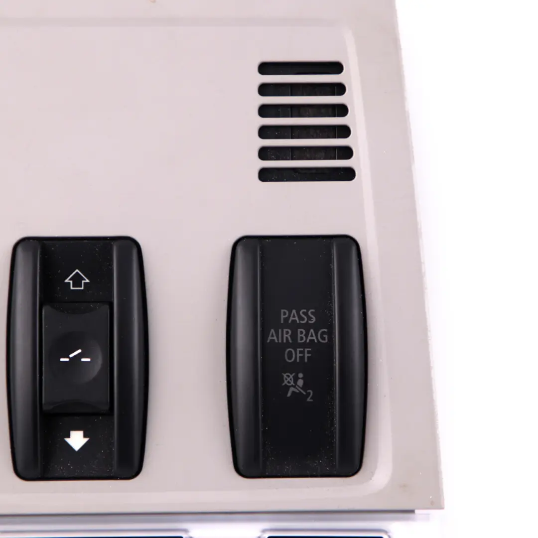 Interruptor Luz Interior Techo Grau Sunroof SOS 9209592 para BMW 3 E90 E92 LCI con número de pieza 9225525 BMW 3 E90 E92 LCI Interruptor Luz Interior Techo Grau Sunroof SOS 9209592 - SKU 9225537 - Número de pieza 9225525