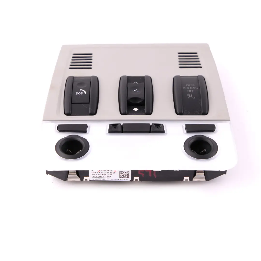 Interruptor Luz Interior Techo Grau Sunroof SOS 9209592 para BMW 3 E90 E92 LCI con número de pieza 9225525 BMW 3 E90 E92 LCI Interruptor Luz Interior Techo Grau Sunroof SOS 9209592 - SKU 9225537 - Número de pieza 9225525