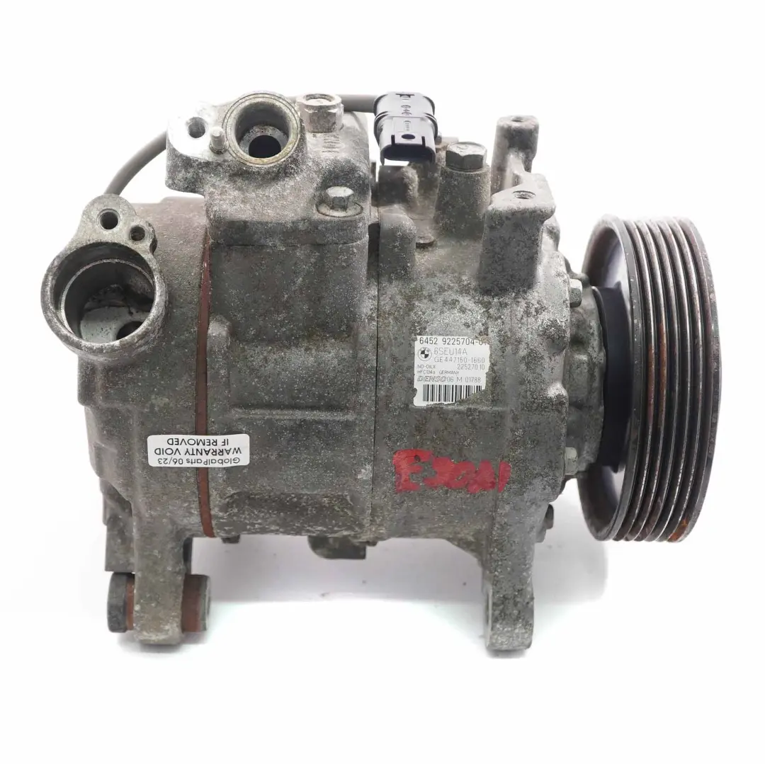 Conditioning Compressor A/C Unit to BMW E90 E91 E92 LCI X3 F25 Air with Part number 9225704 BMW E90 E91 E92 LCI X3 F25 Air Conditioning Compressor A/C Unit - SKU 9225704 - Part number 9225704