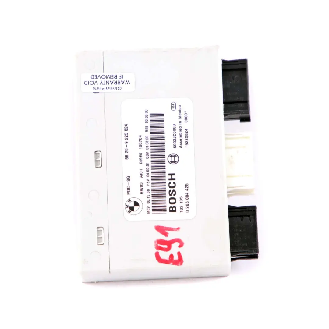 BMW E81 E82 E87 E90 E91 E92 E93 Unita Controllo Sensori Pdc 6982396 - SKU 9225824 - Numero di parte 9225824
