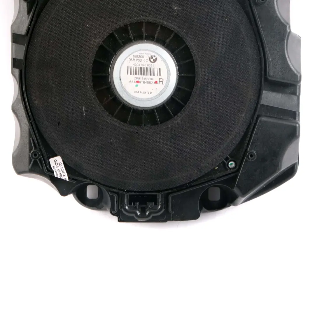 BMW F07 Destra Centrale Bassi Altoparlante Stereo Unità 9164582 - SKU 9225830 - Numero di parte 9225830