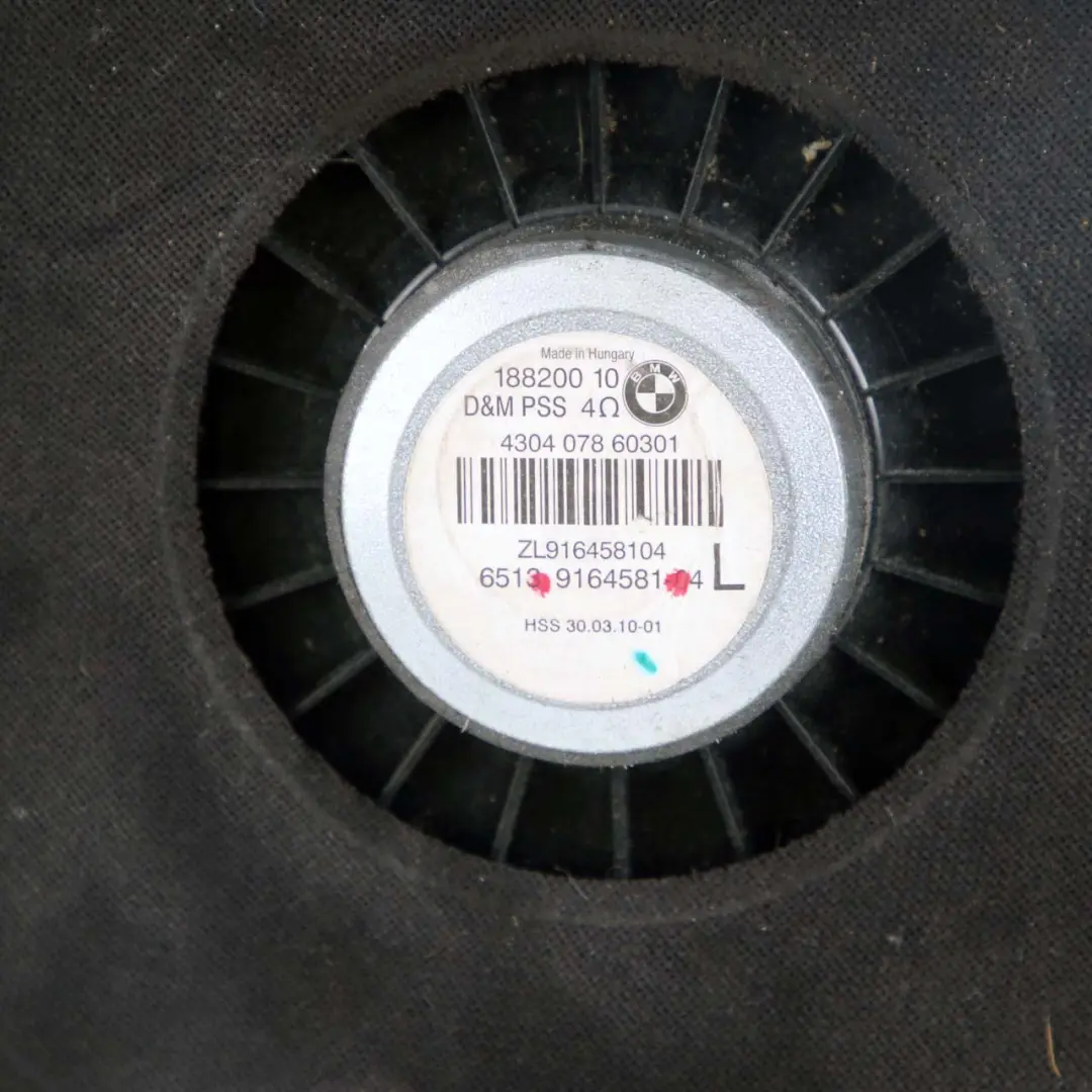 BMW F07 Sinistra Centrale Bassi Altoparlante Stereo Unità 9164581 - SKU 9225831 - Numero di parte 9225831