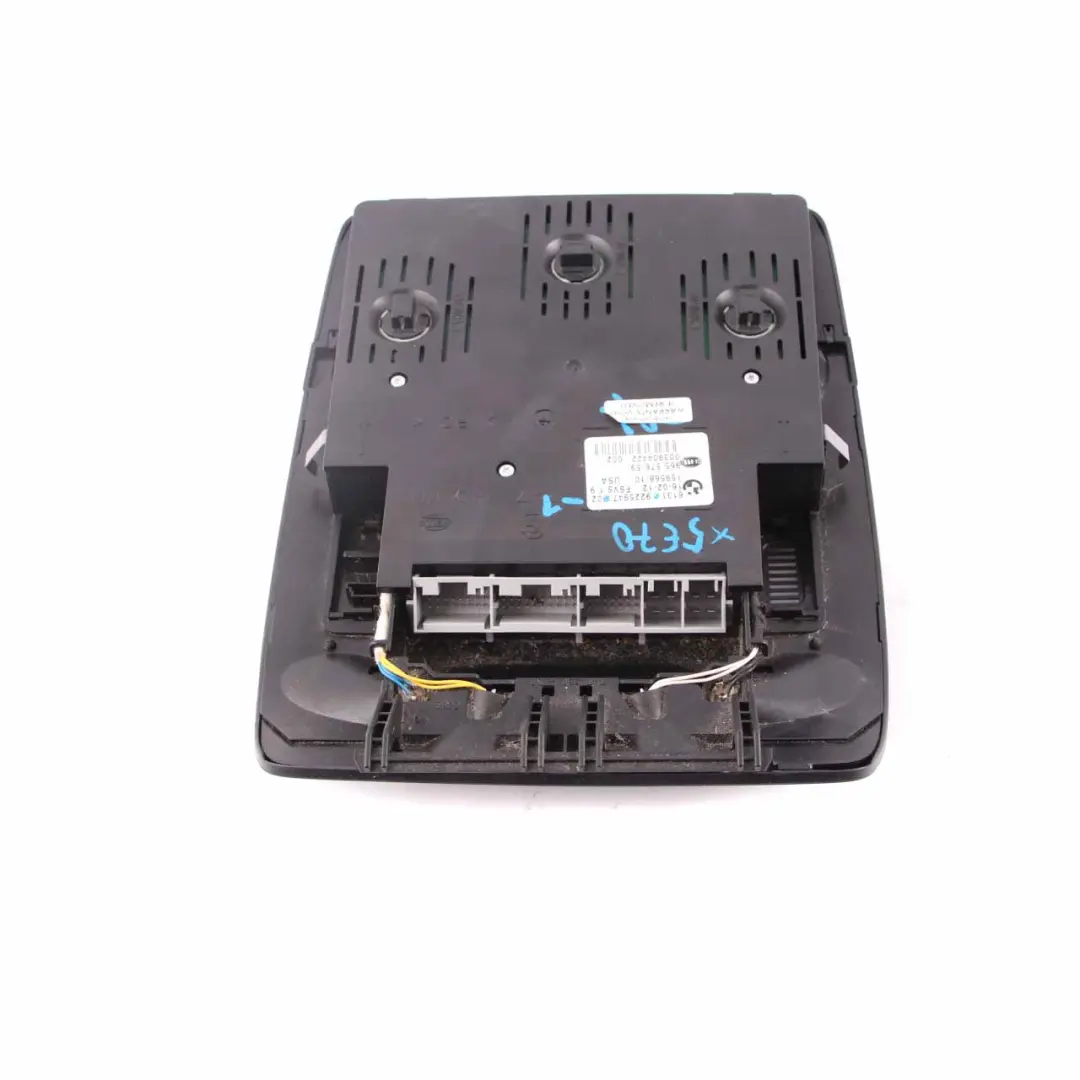  Light Switch BMW X5 X6 E70 E71 Roof Unit Button Black Control Unit - SKU 9225947-1 - Part number 9225947