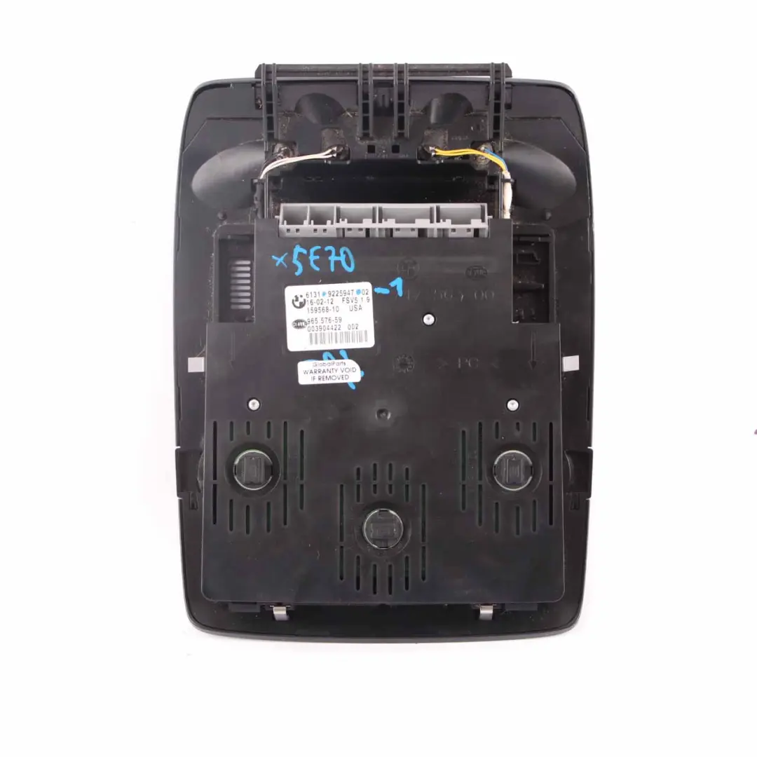  Interrupteur de Lumière BMW X5 X6 E70 E71 Roof Unit Bouton Noir - SKU 9225947-1 - Numéro de pièce 9225947