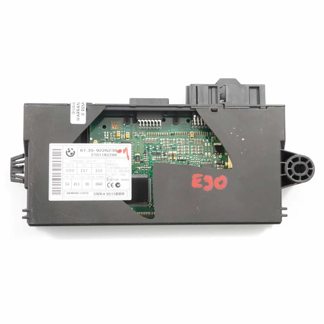 CAS 3 ECU Unità controllo Modulo lettura chiave per BMW E60 E87 E90 E91 E92 con numero di parte 9226238 BMW E60 E87 E90 E91 E92 CAS 3 ECU Unità controllo Modulo lettura chiave - SKU 9226238-1 - Numero di parte 9226238