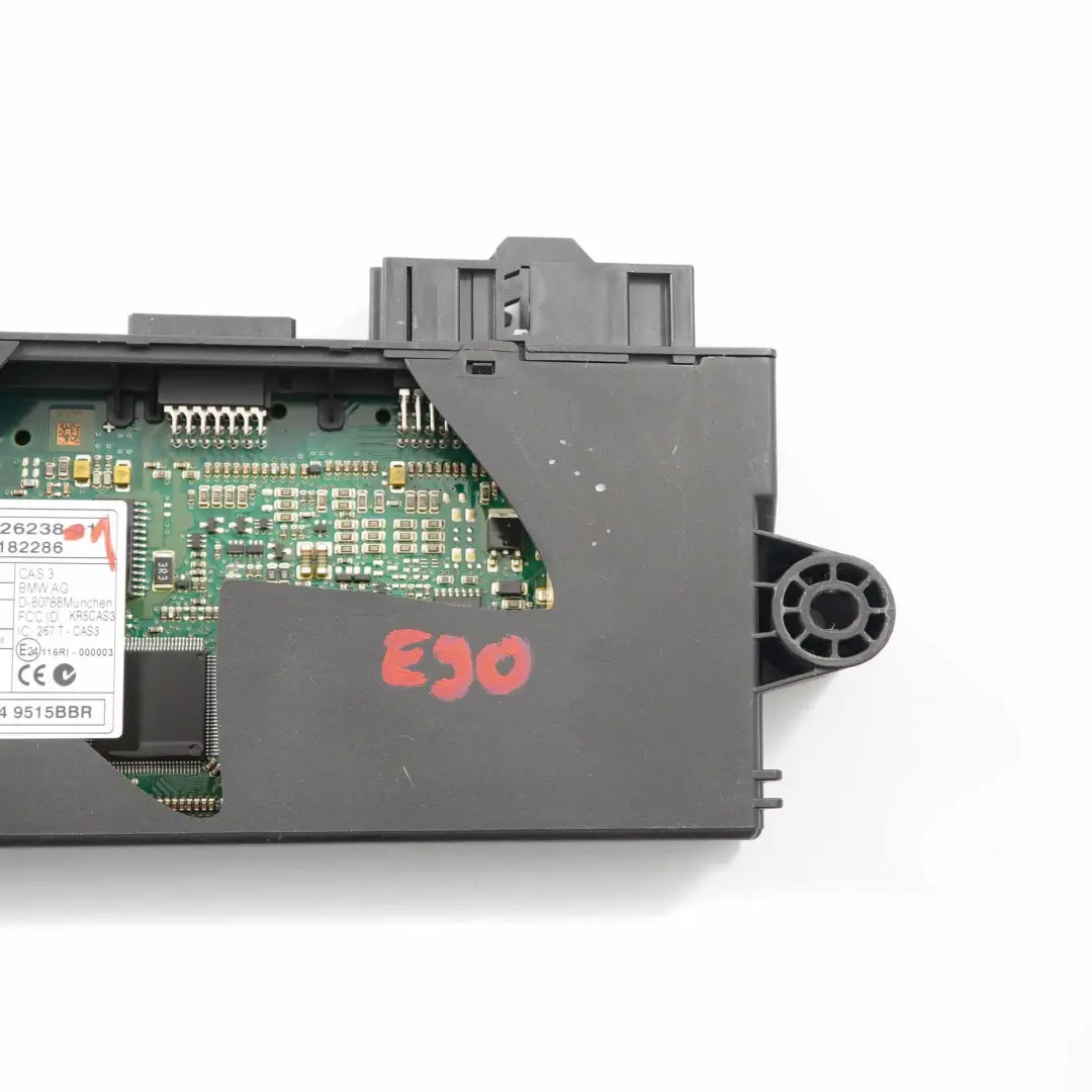CAS 3 ECU Unidad Control Módulo Lectura Llaves para BMW E60 E87 E90 E91 E92 con número de pieza 9226238 BMW E60 E87 E90 E91 E92 CAS 3 ECU Unidad Control Módulo Lectura Llaves - SKU 9226238-1 - Número de pieza 9226238