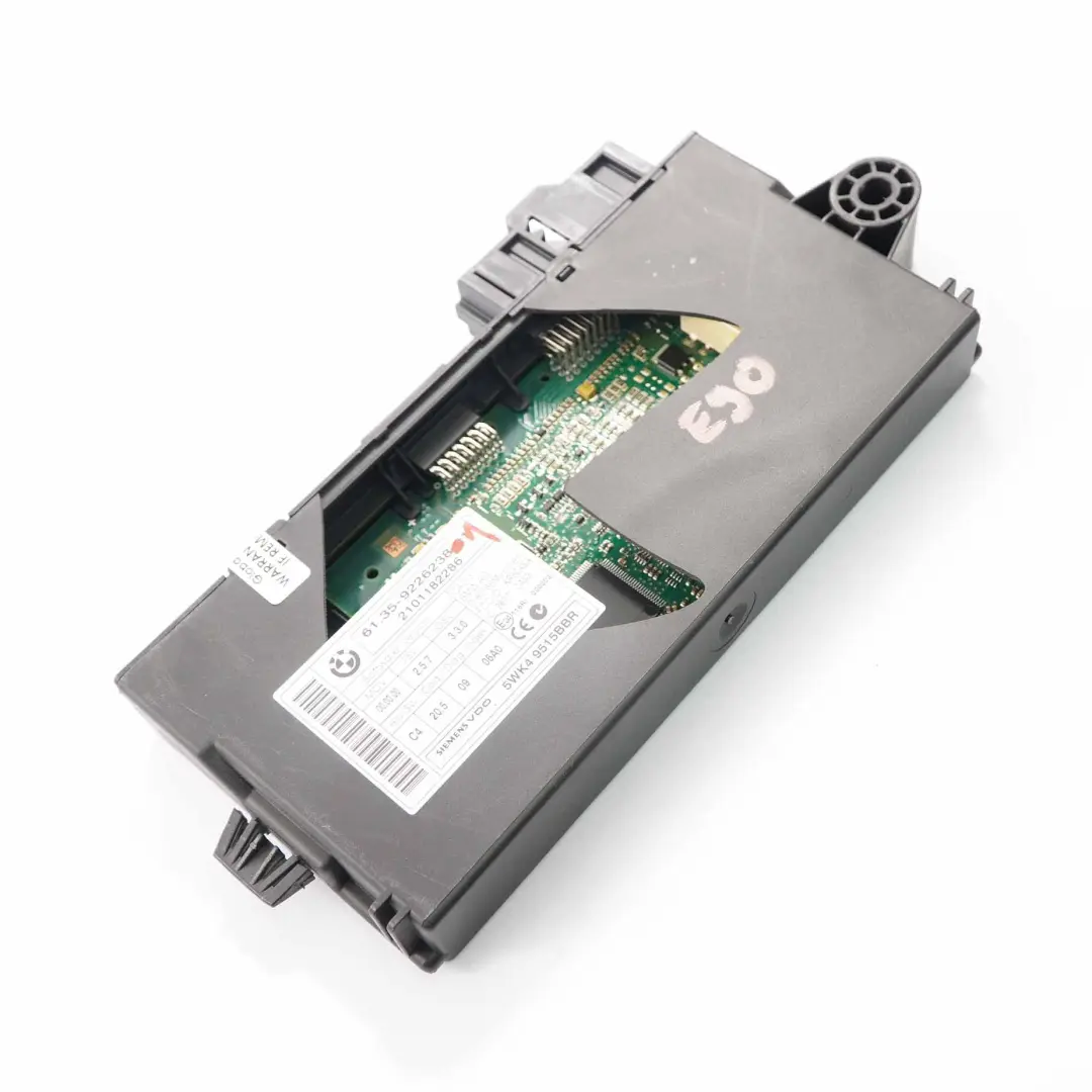 BMW E60 E87 E90 E91 E92 CAS 3 ECU Unità controllo Modulo lettura chiave - SKU 9226238-1 - Numero di parte 9226238