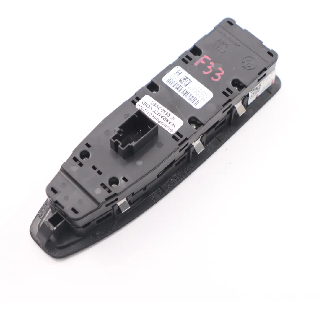 Interrupteur de lève-vitre côté conducteur pour BMW F23 F33 à propos du numéro de pièce 9226262 BMW F23 F33 Interrupteur de lève-vitre côté conducteur - SKU 9226262-1 - Numéro de pièce 9226262
