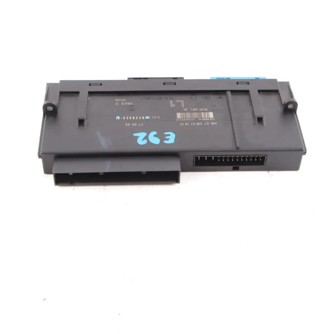 BMW E82 ECU Moduł Komfortu PL2RR JBBFE - SKU 9226325-1 - Numer Części 9226325