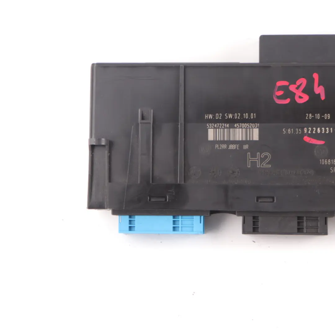 *BMW 1 er E87 LCI ECU Steuergeräte Karosseriesteuergerät Einheit H2 für mit Teilenummer 9226331 *BMW 1 er E87 LCI ECU Steuergeräte Karosseriesteuergerät Einheit H2 - SKU 9226331-2 - Teilenummer 9226331