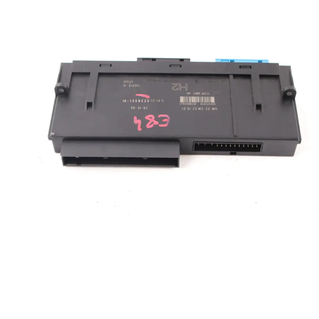 ECU Body Control Module Unit H2 PL2RR JBBFE IIIR to BMW X1 E84 with Part number 9226331 BMW X1 E84 ECU Body Control Module Unit H2 PL2RR JBBFE IIIR - SKU 9226331-2 - Part number 9226331