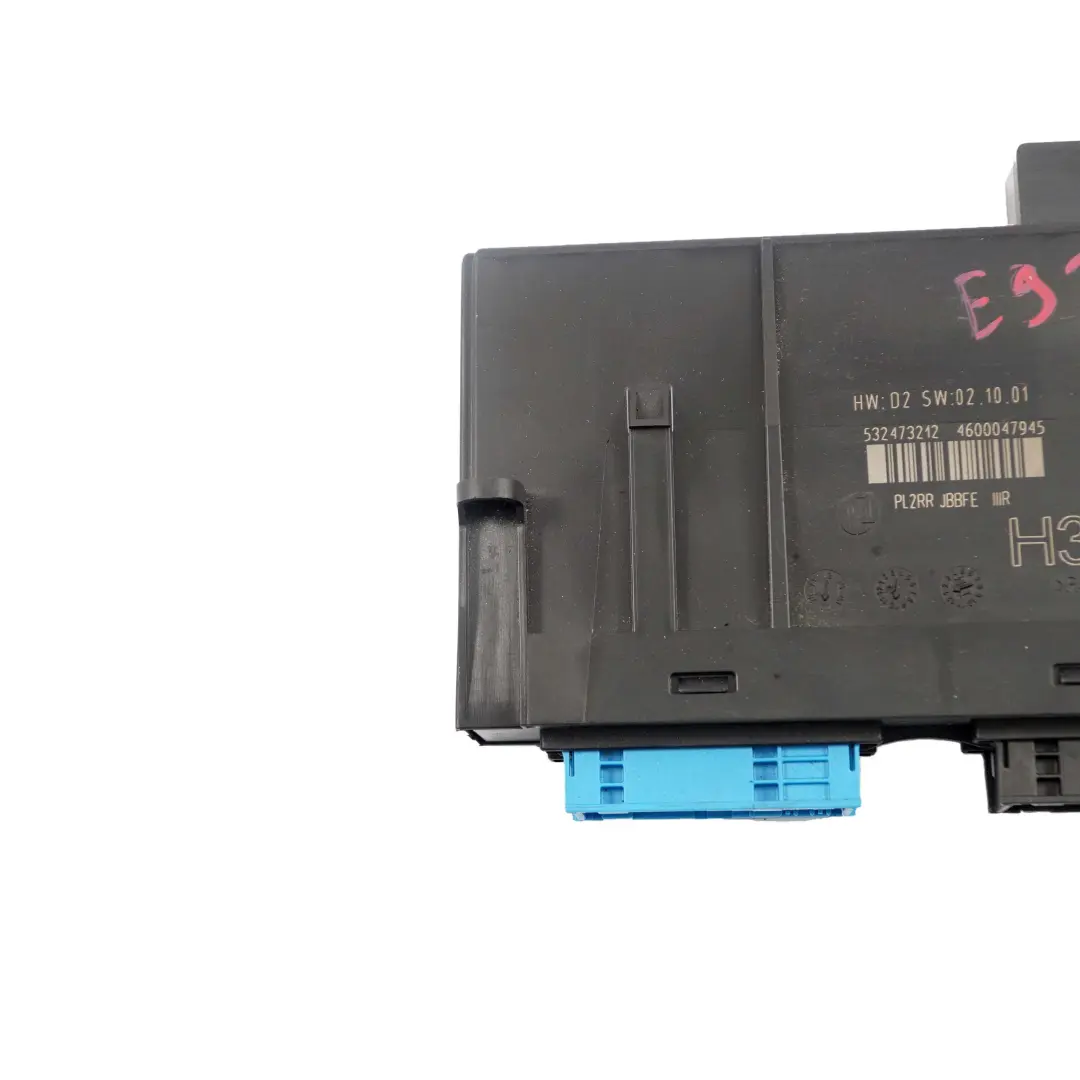 BMW E93 ECU Corpo Controllo Moduli H3 Scatola Giunzione PL2RR Jbbfe Iiir - SKU 9226333 - Numero di parte 9226333