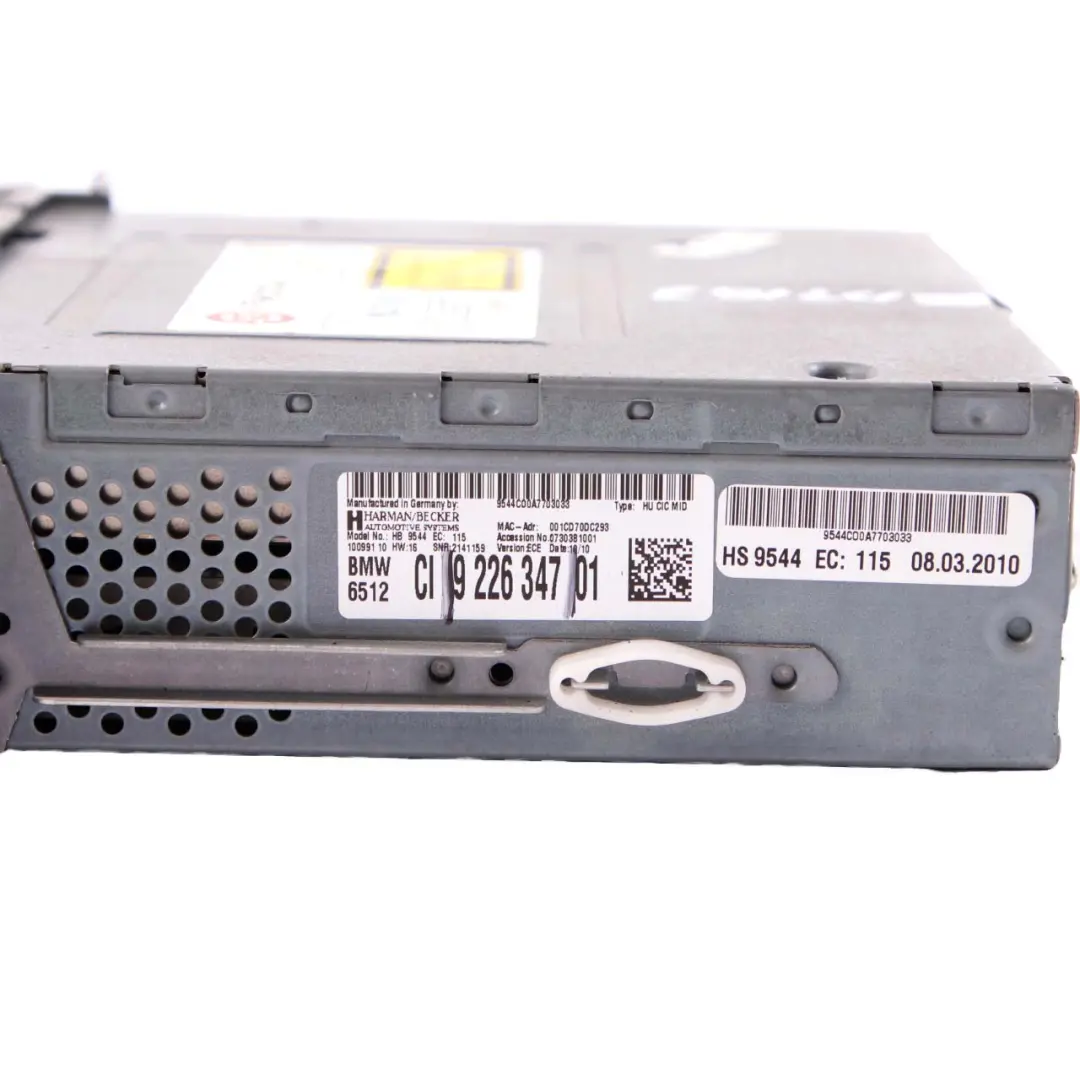 Radio Czytnik Nawigacja do BMW E81 E90 LCI o numerze 9226347 BMW E81 E90 LCI Radio Czytnik Nawigacja - SKU 9226347 - Numer Części 9226347