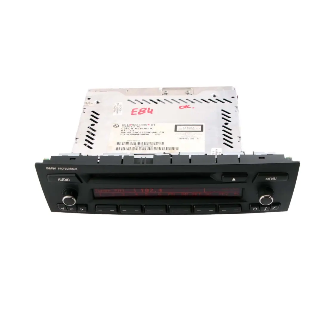Radio CD Professional to BMW 1 3 Series E81 E87 E90 E91 E92 E93 LCI with Part number 9226395 BMW 1 3 Series E81 E87 E90 E91 E92 E93 LCI Radio CD Professional - SKU 9226395 - Part number 9226395