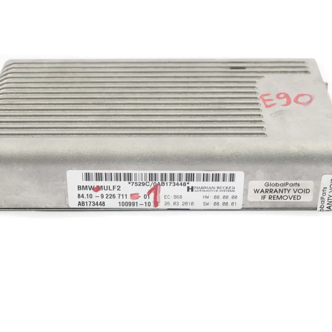 Moduł Sterownik Systemu Głośnomówiacego MULF2 do BMW E60 E90 o numerze 9226711 BMW E60 E90 Moduł Sterownik Systemu Głośnomówiacego MULF2 - SKU 9226711-1 - Numer Części 9226711
