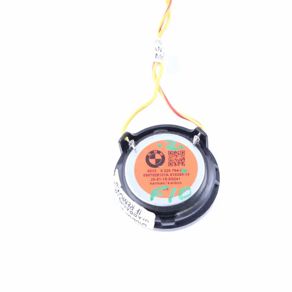 Tweeter Speaker BMW F10 F11 Loudspeaker HiFi Audio Harman Kardon to with Part number 9226794 Tweeter Speaker BMW F10 F11 Loudspeaker HiFi Audio Harman Kardon - SKU 9226794 - Part number 9226794