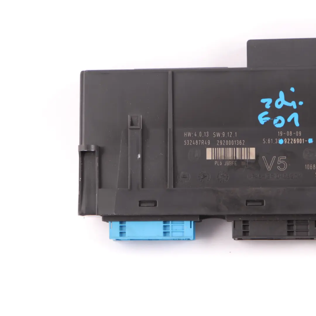 BMW F01 ECU Moduł Sterownik Komfortu PL6 JBBFE III 3 - SKU 9226901 - Numer Części 9226901