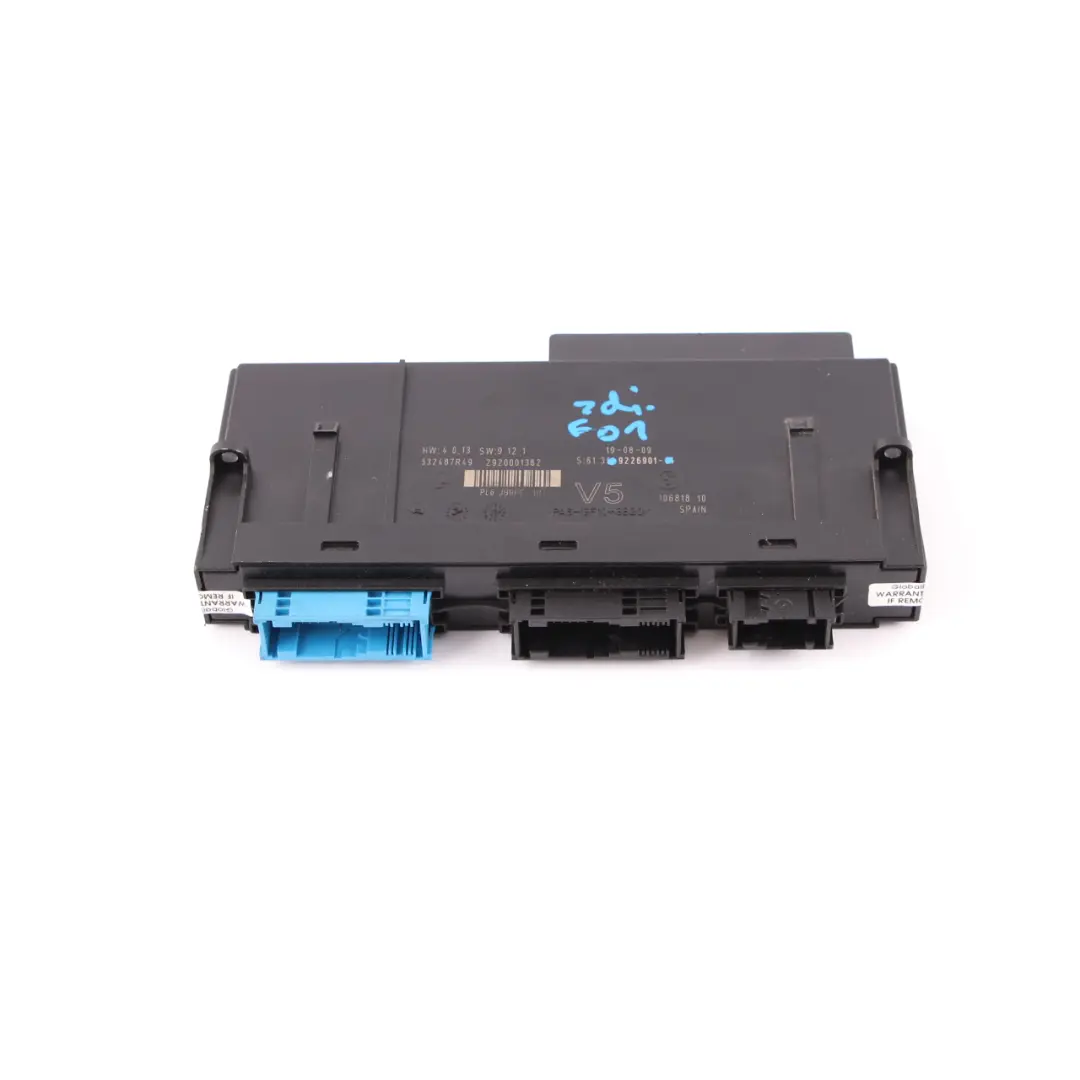  Body Control Module BMW F01 ECU Junction Box PL6 JBBFE III 3 Lear - SKU 9226901 - Part number 9226901