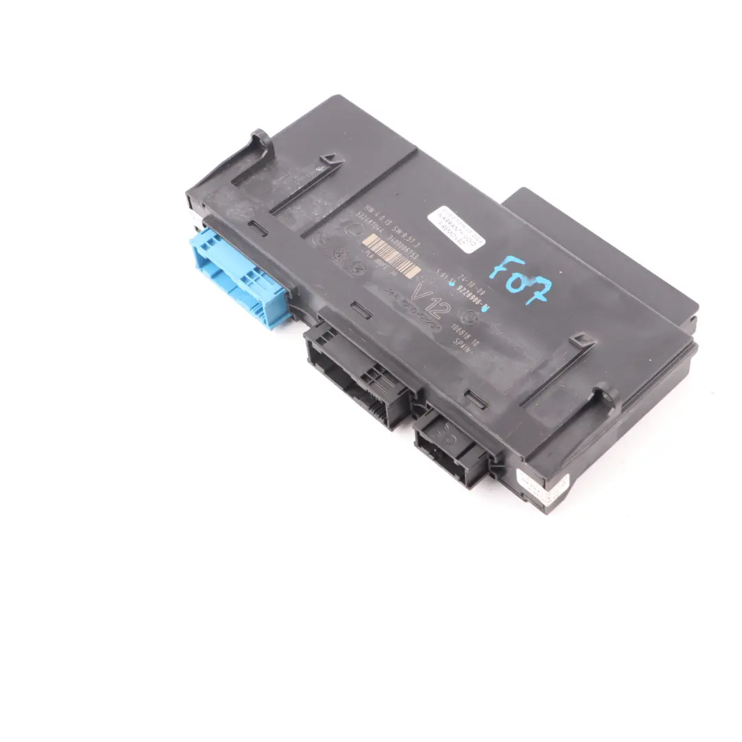 Body Control Module Electronic Junction Box JBBFE 3 PL6 V12 to BMW F07 GT with Part number 9226906 BMW F07 GT Body Control Module Electronic Junction Box JBBFE 3 PL6 V12 - SKU 9226906 - Part number 9226906