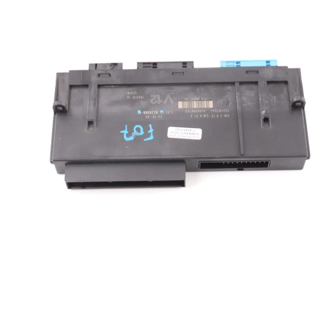Body Control Module Electronic Junction Box JBBFE 3 PL6 V12 to BMW F07 GT with Part number 9226906 BMW F07 GT Body Control Module Electronic Junction Box JBBFE 3 PL6 V12 - SKU 9226906 - Part number 9226906