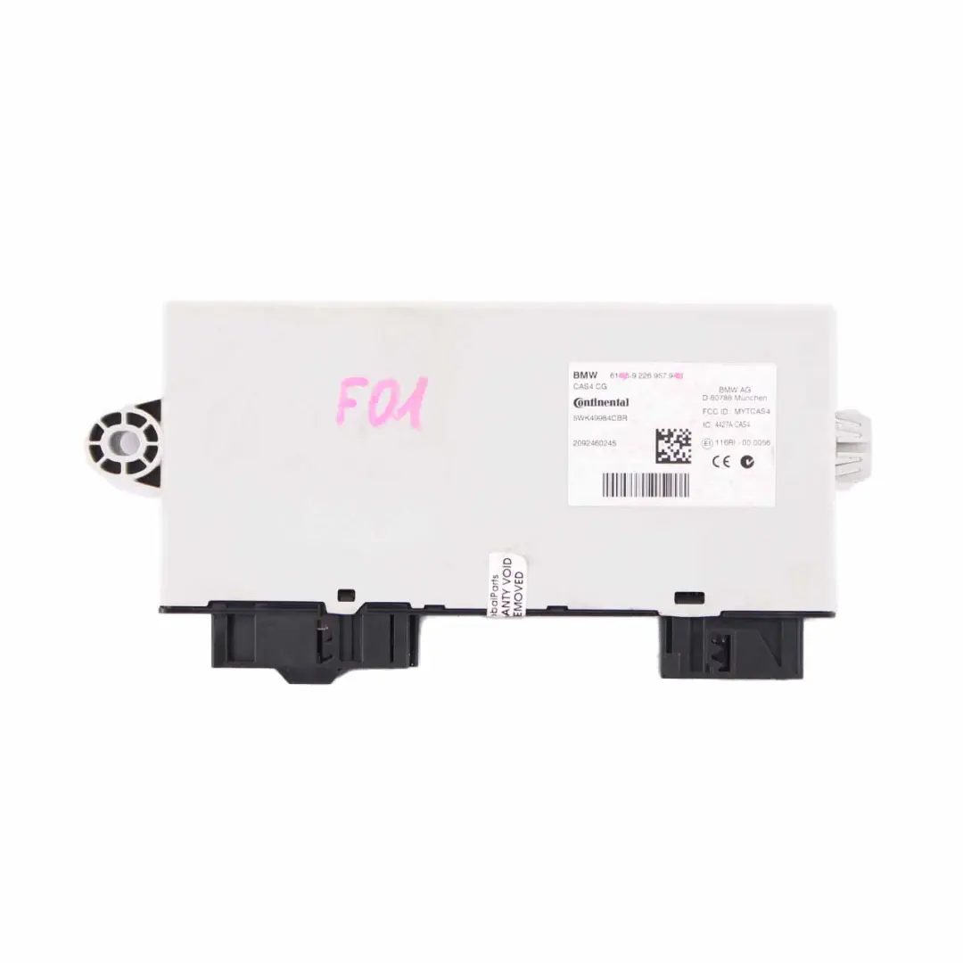 Control Unit BMW F01 F02 F07 F10 F11 CAS4 Key Reading Module to with Part number 9226957 Control Unit BMW F01 F02 F07 F10 F11 CAS4 Key Reading Module - SKU 9226957 - Part number 9226957