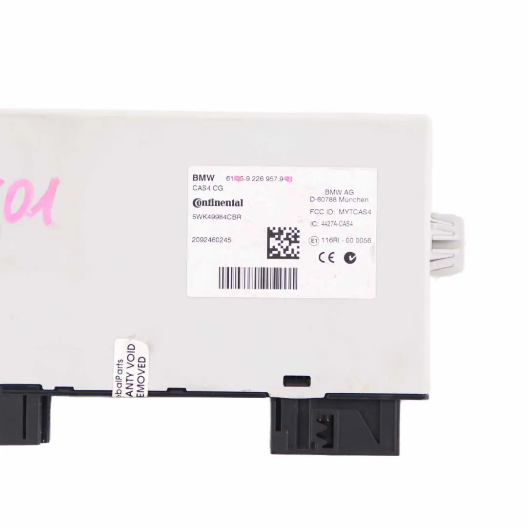 Control Unit BMW F01 F02 F07 F10 F11 CAS4 Key Reading Module to with Part number 9226957 Control Unit BMW F01 F02 F07 F10 F11 CAS4 Key Reading Module - SKU 9226957 - Part number 9226957