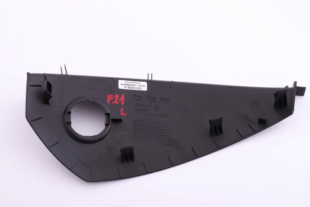 Osłona obudowa konsoli lewa do BMW F21 F22 o numerze 9227101 BMW F21 F22 Osłona obudowa konsoli lewa - SKU 9227101 - Numer Części 9227101