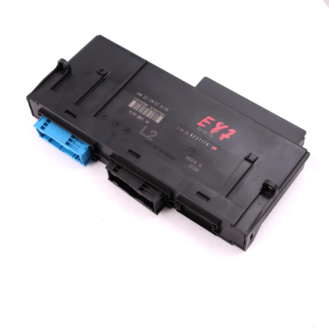 BMW 1 Series E87 Body Control Module ECU L2 PL2RR JBBFE Junction Box - SKU 9227179-1 - Part number 9227179