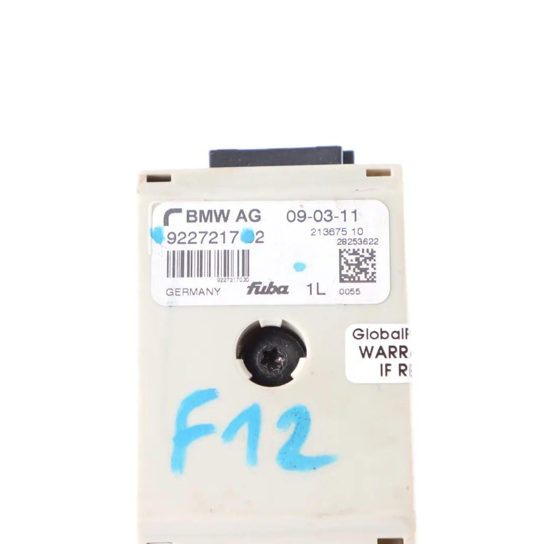 Amplificador De Antena AMP Antena Supresión Filtro Módulo para BMW F12 con número de pieza 9227217 BMW F12 Amplificador De Antena AMP Antena Supresión Filtro Módulo - SKU 9227217 - Número de pieza 9227217