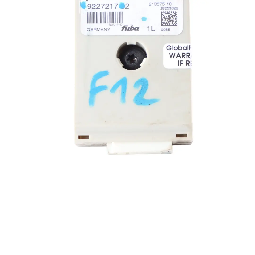 BMW F12 Module Filtre Suppression D'Antenne Amplificateur AMP - SKU 9227217 - Numéro de pièce 9227217