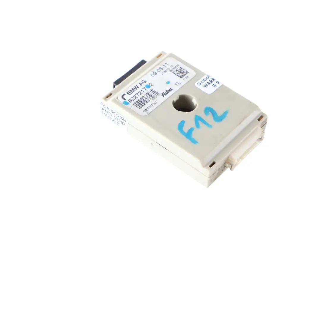 Module Filtre Suppression D'Antenne Amplificateur AMP pour BMW F12 à propos du numéro de pièce 9227217 BMW F12 Module Filtre Suppression D'Antenne Amplificateur AMP - SKU 9227217 - Numéro de pièce 9227217