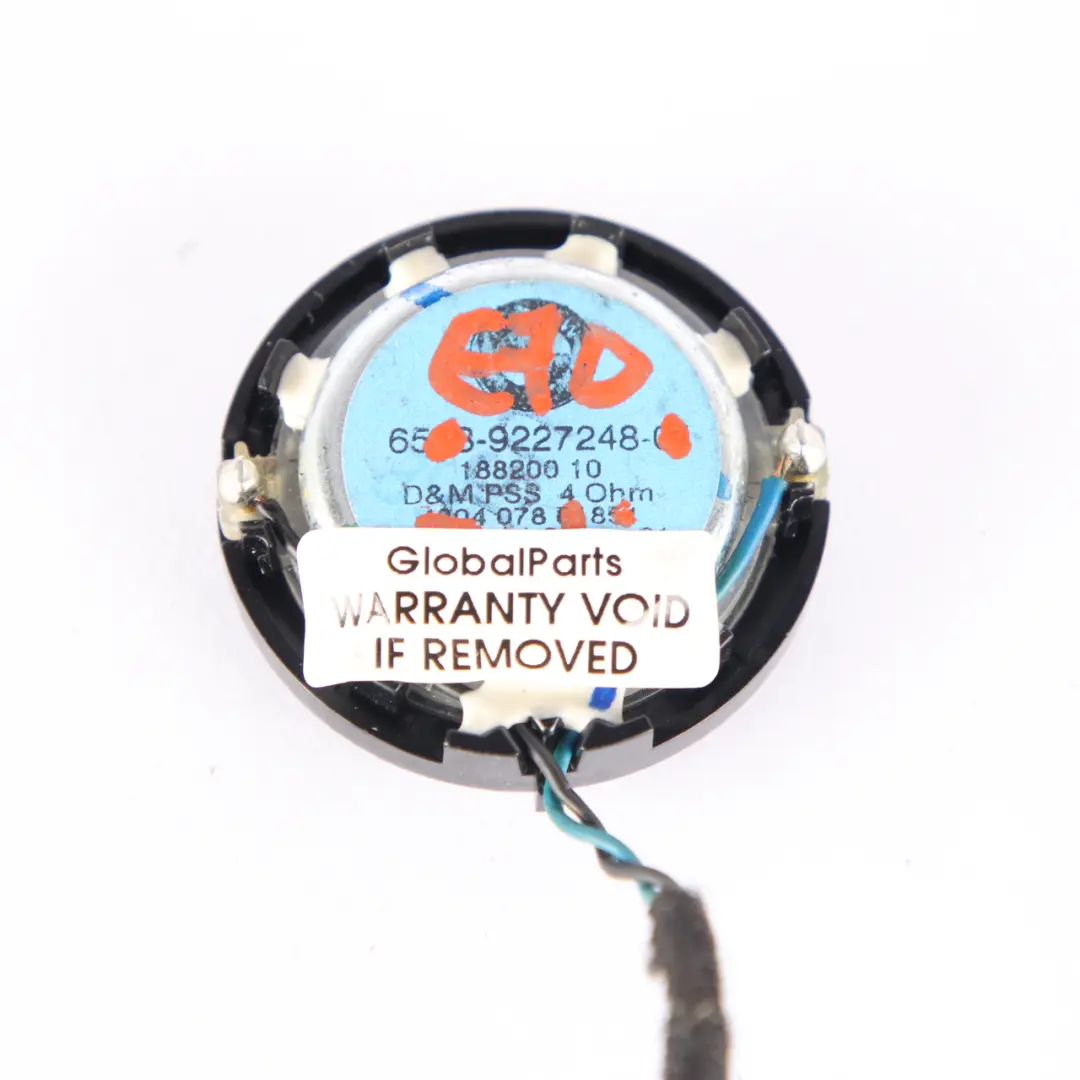 BMW E70 E71 Głośnik Wysokotonowy HiFi DSP Boczka Drzwi - SKU 9227248 - Numer Części 9227248