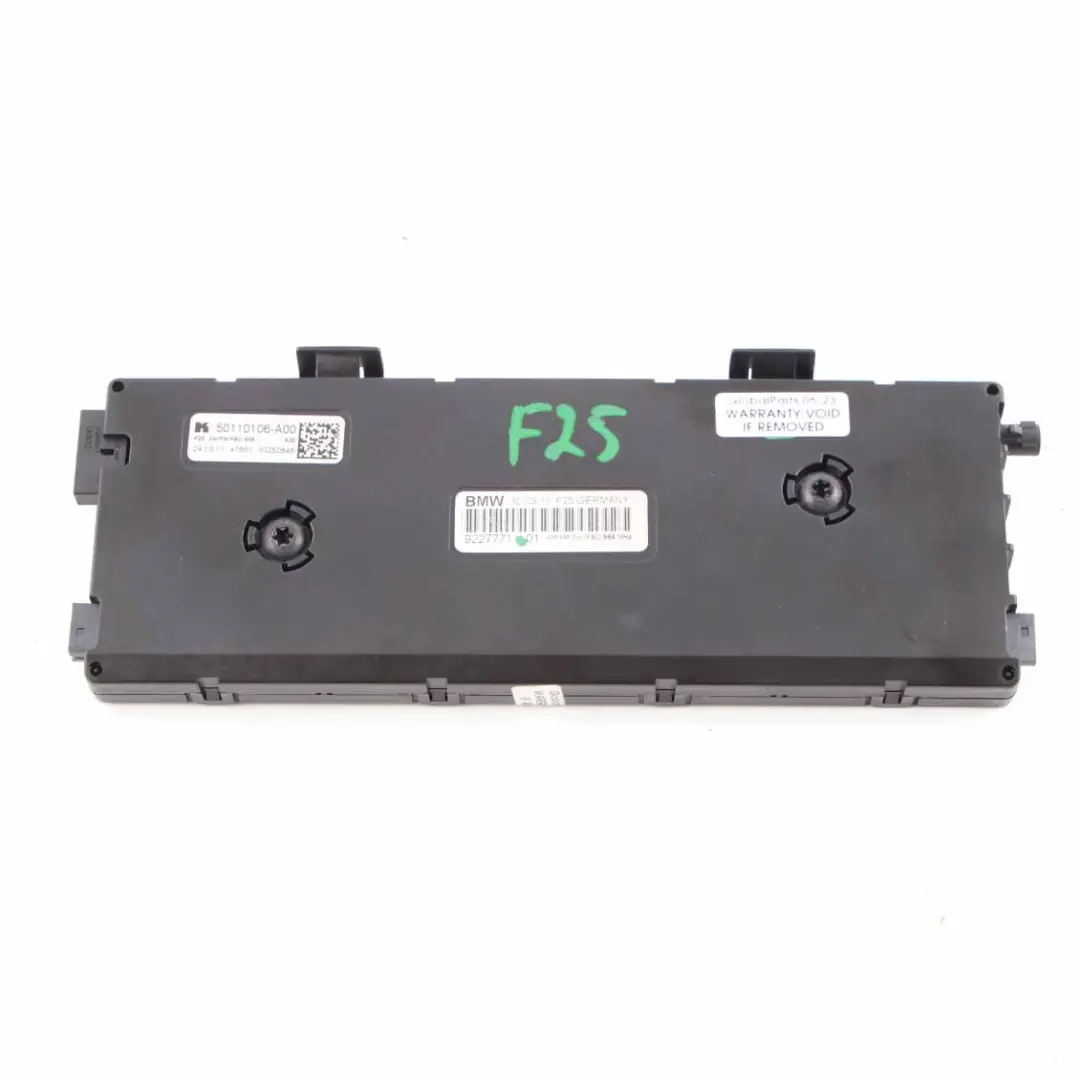 Module de Commande de l'amplificateur Arrière 868 MHZ pour BMW X3 F25 à propos du numéro de pièce 9227771 BMW X3 F25 Module de Commande de l'amplificateur Arrière 868 MHZ - SKU 9227771 - Numéro de pièce 9227771