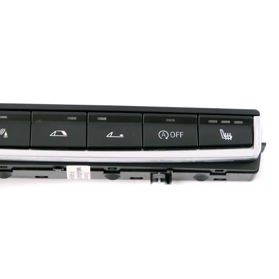 Centre Console Start Stop Folding Top Seats Switch Unit Panel to BMW Z4 E89 with Part number 9227820 BMW Z4 E89 Centre Console Start Stop Folding Top Seats Switch Unit Panel - SKU 9227820 - Part number 9227820