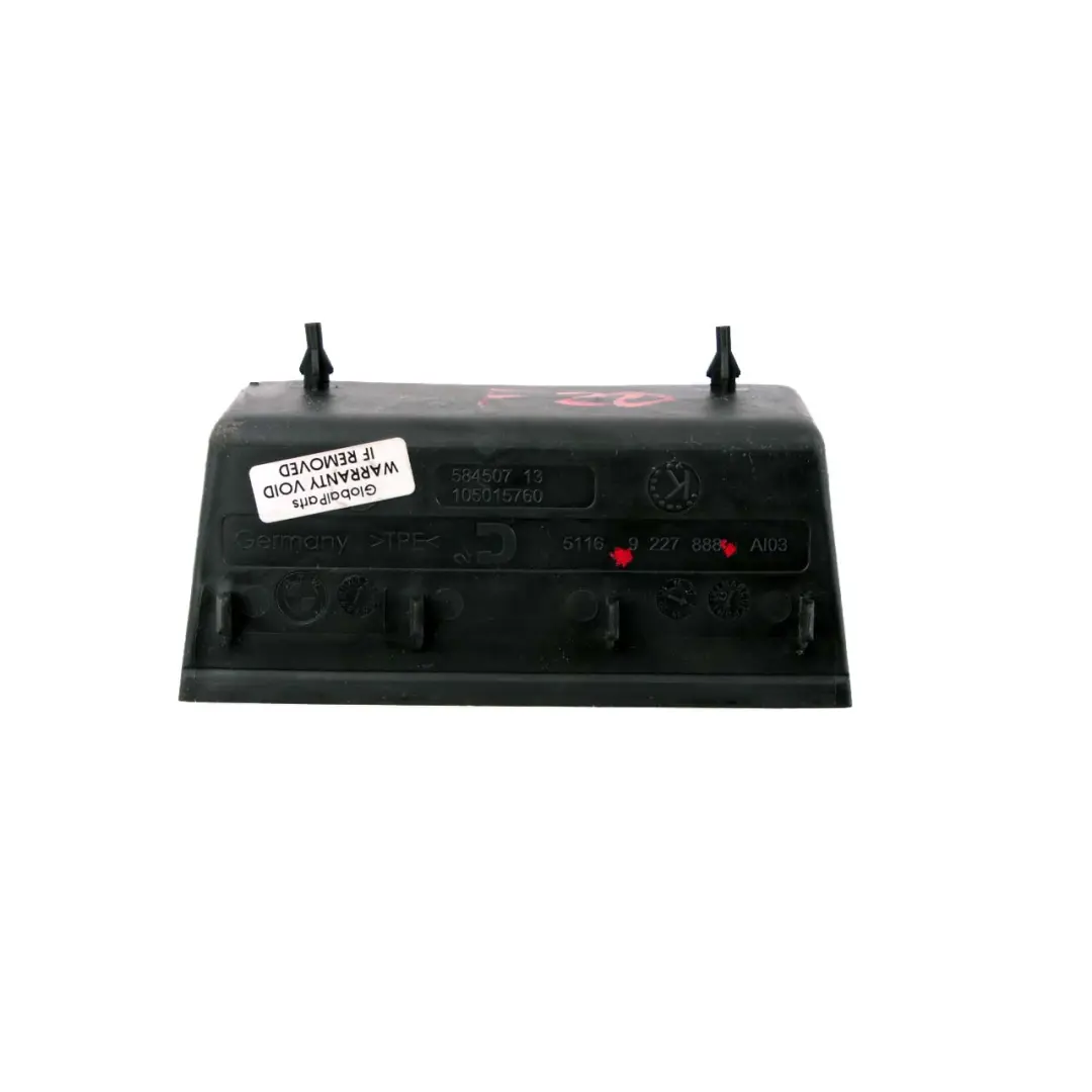 BMW F20 F30 F87 Rubber Insert Oddments Tray Storage Centre Console Rear - SKU 9227888 - Part number 9227888