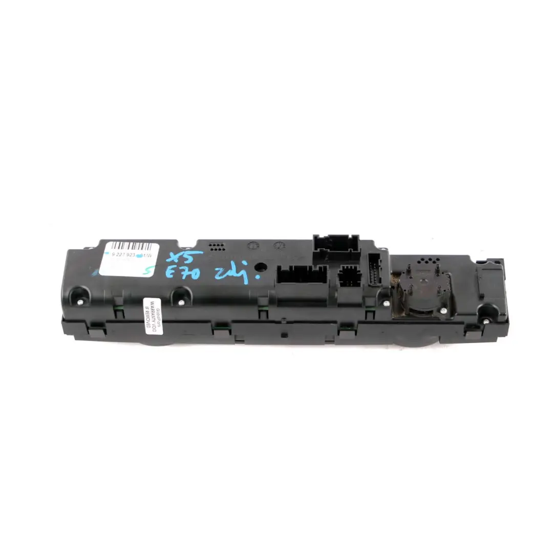 BMW X5 E70 Air Conditioning Automatic Switch Control Unit Module High - SKU 9227923 - Part number 9178065