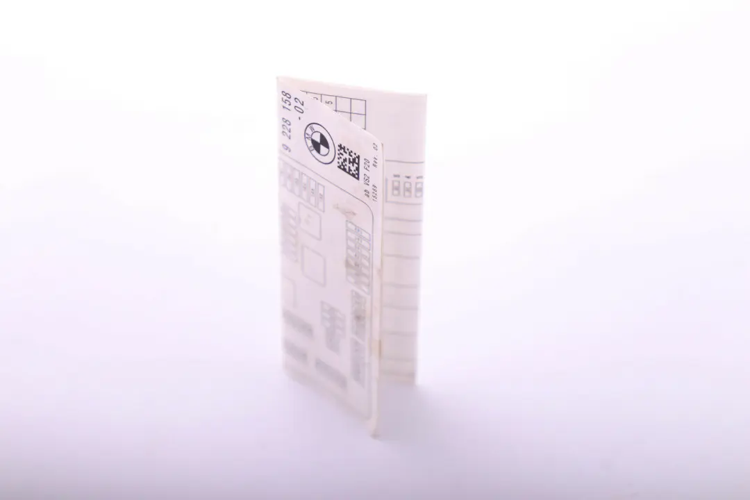 Fuse Distribution Box Map Grouping to BMW 1 3 Series F20 F21 F30 F31 with Part number 9228158 BMW 1 3 Series F20 F21 F30 F31 Fuse Distribution Box Map Grouping - SKU 9228158 - Part number 9228158