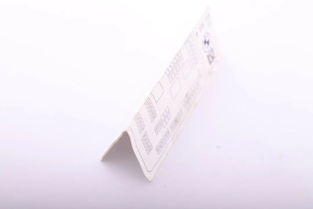BMW F20 F21 F30 F31 Carte Sicherungsbelegung - SKU 9228158 - Numéro de pièce 9228158