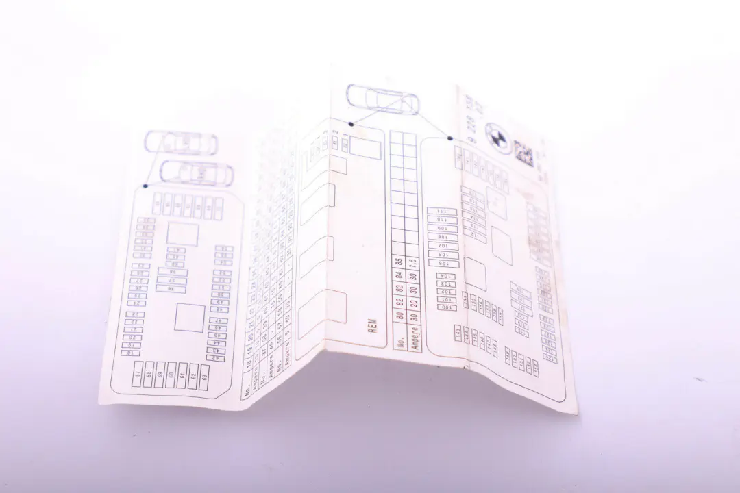 Kartka Mapa Skrzynka Bezpieczników do BMW F20 F21 F30 o numerze 9228158 BMW F20 F21 F30 Kartka Mapa Skrzynka Bezpieczników - SKU 9228158 - Numer Części 9228158