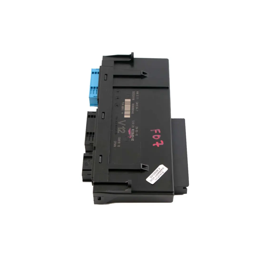 ECU Body Control Module Junction Box V12 PL2 JBBFE III to BMW F07 GT with Part number 9228495 BMW F07 GT ECU Body Control Module Junction Box V12 PL2 JBBFE III - SKU 9228495 - Part number 9228495