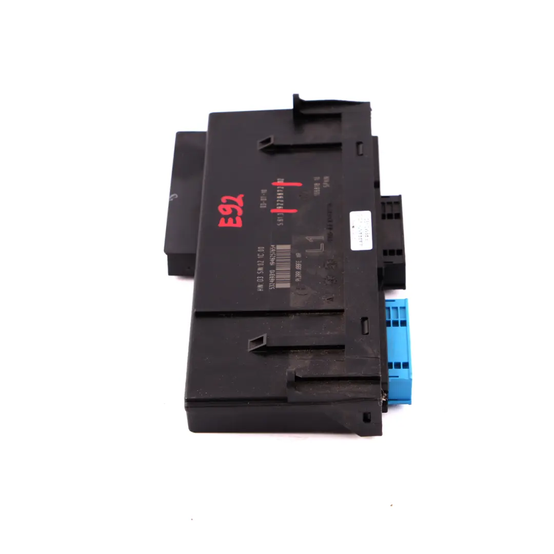 ECU Body Control Module Junction Box L1 PL2RR JBBFE IIIR to BMW 3 E92 with Part number 9229872 BMW 3 E92 ECU Body Control Module Junction Box L1 PL2RR JBBFE IIIR - SKU 9229872-1 - Part number 9229872