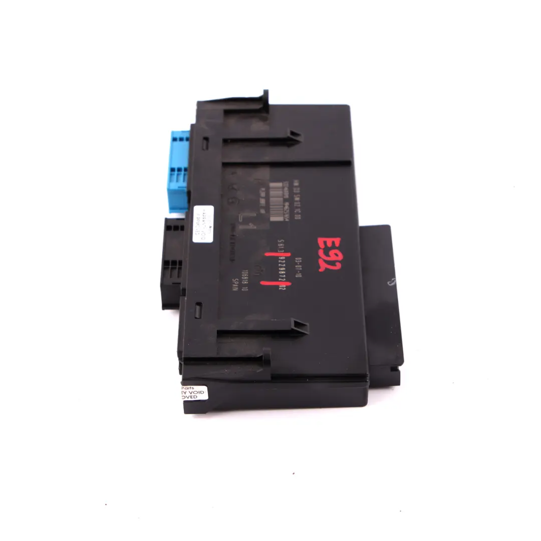 ECU Body Control Module Junction Box L1 PL2RR JBBFE IIIR to BMW 3 E92 with Part number 9229872 BMW 3 E92 ECU Body Control Module Junction Box L1 PL2RR JBBFE IIIR - SKU 9229872-1 - Part number 9229872