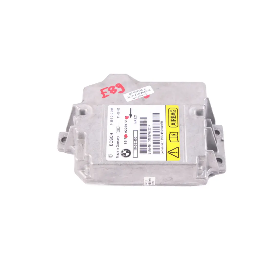  Module BMW Z4 E89 Convertible Cabrio ECU Unité contrôle Controller - SKU 9229972 - Numéro de pièce 9229972